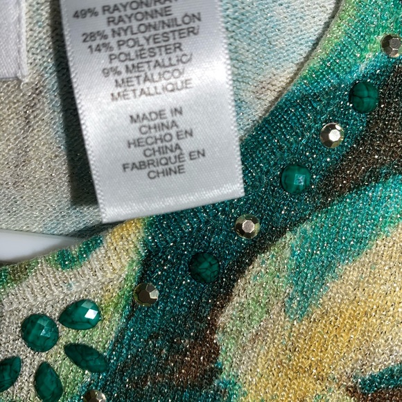 NWT Alfred Dunner 2 Tops Size Small Floral Shirts - Picture 6 of 14